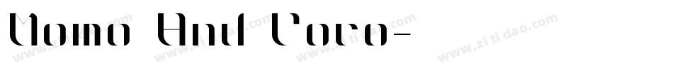 Momo And Coco字体转换